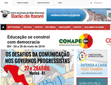 Tablet Screenshot of baraodeitarare.org.br